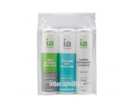 Imagen del producto Interapothek neceser de viaje gel + champú + leche hidratante