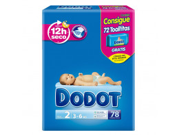 Imagen del producto Dodot Pañal T/2  3-6kg 78uds