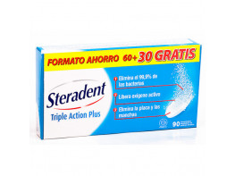 Imagen del producto STERADENT ACTIVE PLUS 60+30 TABLETAS
