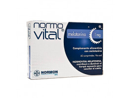 Imagen del producto Normovital melatonina 1mg 60 comprimidos