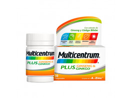 Imagen del producto Multicentrum plus ginseng-ginkgo 30 comprimidos