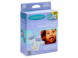 Imagen del producto Lansinoh bolsas almacenamiento leche 25uds