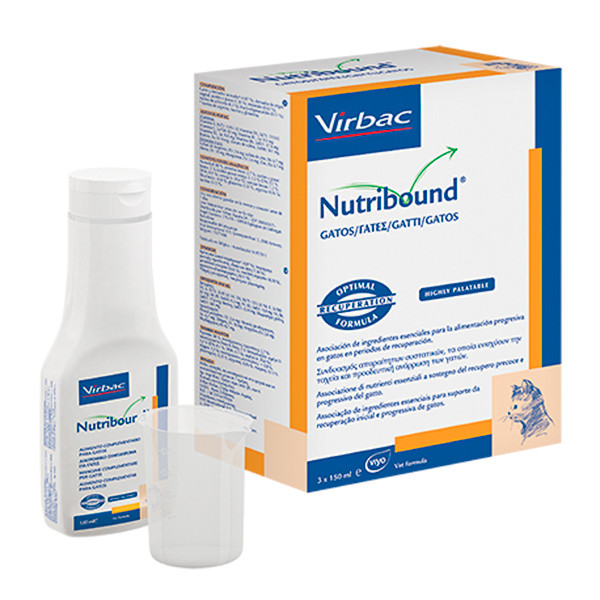 Imagen de Boehringer Nutribound solucion oral gato 3x150ml