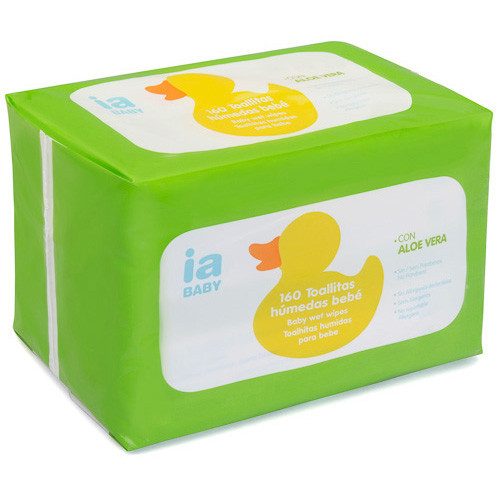 Imagen de Interapothek toallitas bebé aloe vera 160uds