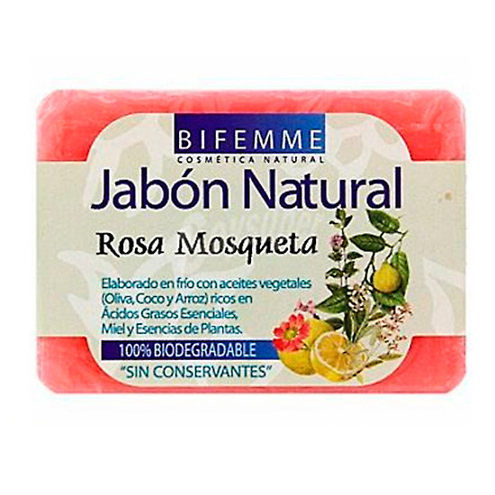 Imagen de Ynsadiet Jabon rosa mosqueta 100gamos  ynsadiet