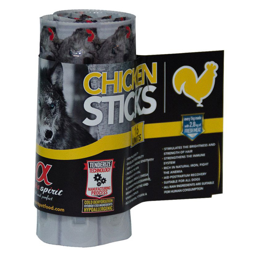 Imagen de Alpha Spirit ristra de pollo 12u 16x10g