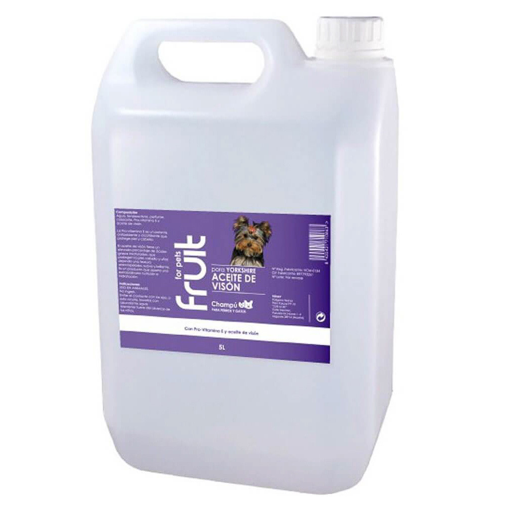 Imagen de Fruit for Pets champú yorkshire 5l