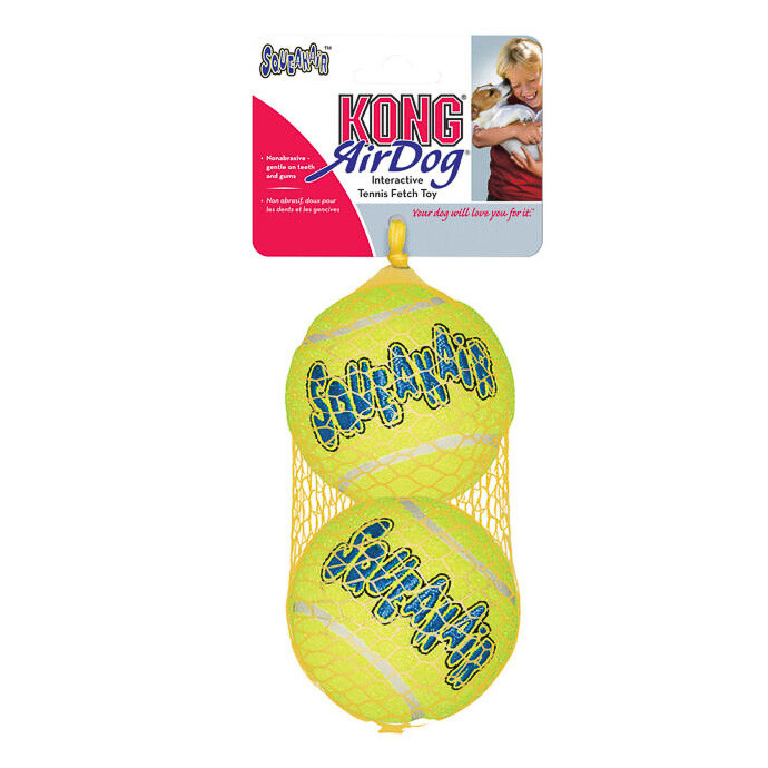Imagen de Kong squeaker tennis balls (2 pack) larg