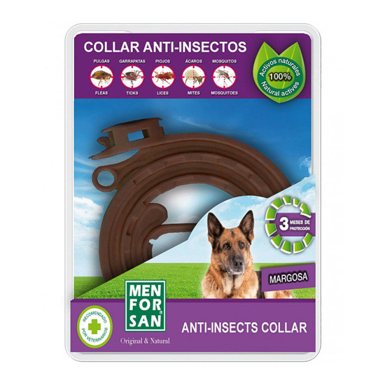 Imagen de Menforsan collar para perros repelente de insectos