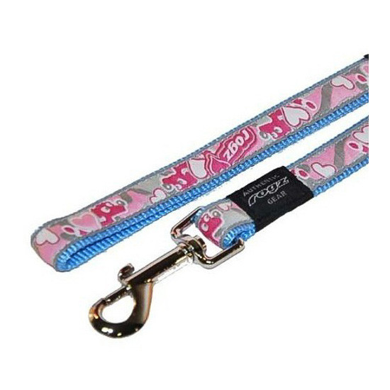 Imagen de Rogz correa pink hearts scooter