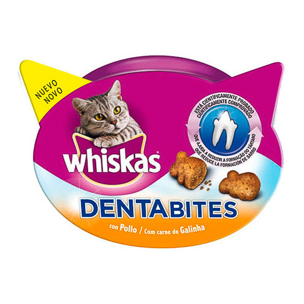 Imagen de Whiskas dentabites con pollo 40gr (x8)