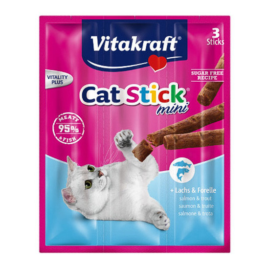 Imagen de Vitakraft Cat stick mini, salmón & trucha 18g 3