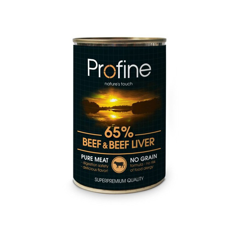Imagen de Profine 65% beef & beef liver 6x 400 g