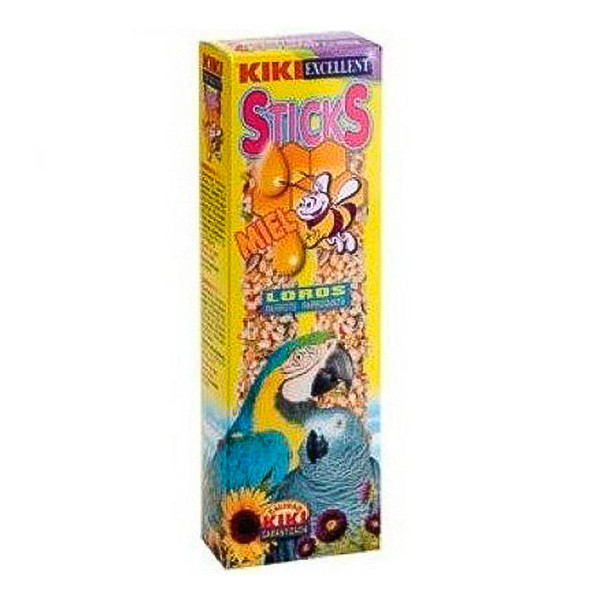 Imagen de Kiki sticks con miel loros paquete 2uds