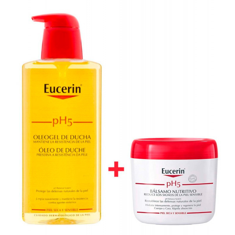 Imagen de Eucerin bálsamo 450ml + Oleogel 400ml