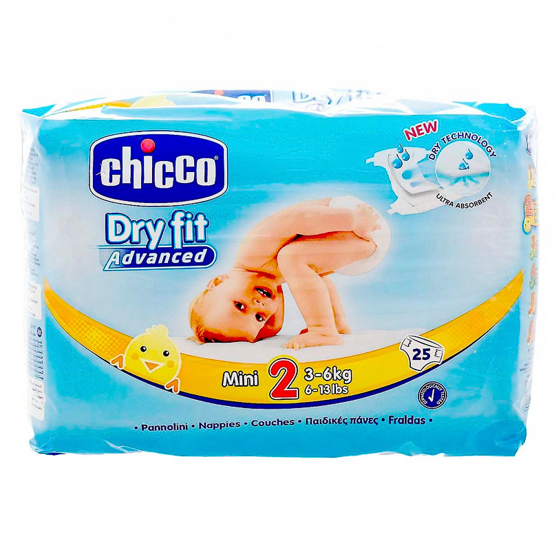 Imagen de Chicco pañal ultrasoft mini 2 3-6 kg