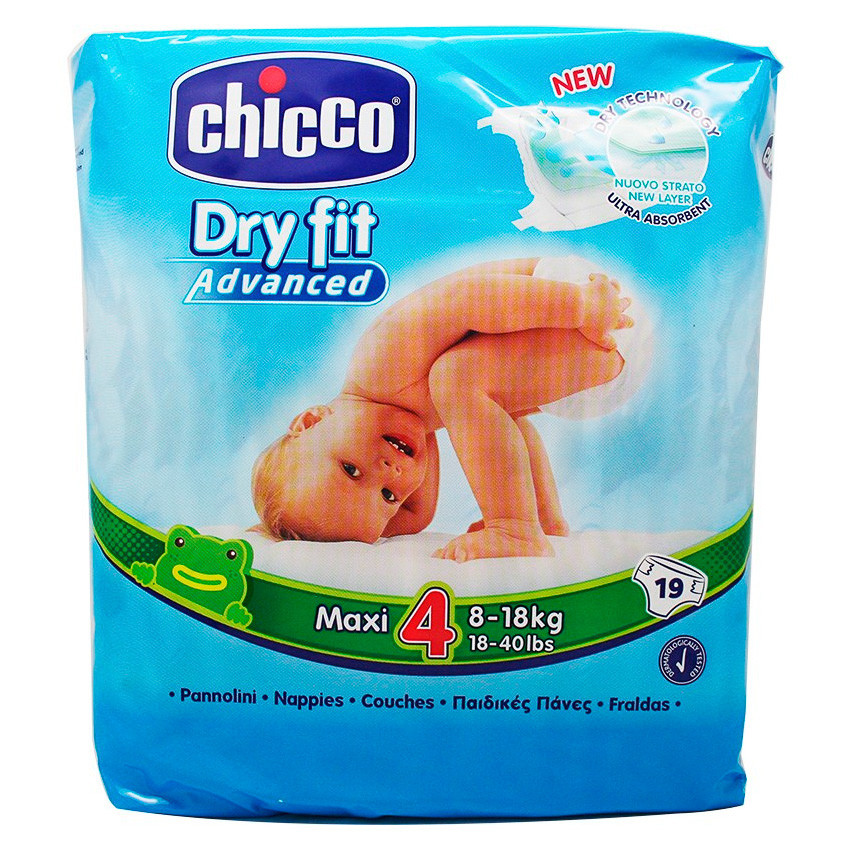 Imagen de Chicco pañal dry fit maxi 8-18 kg