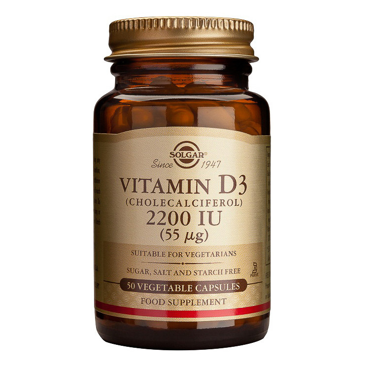 Imagen de Solgar Vitamina d3 2200ui 50caps 55mcg