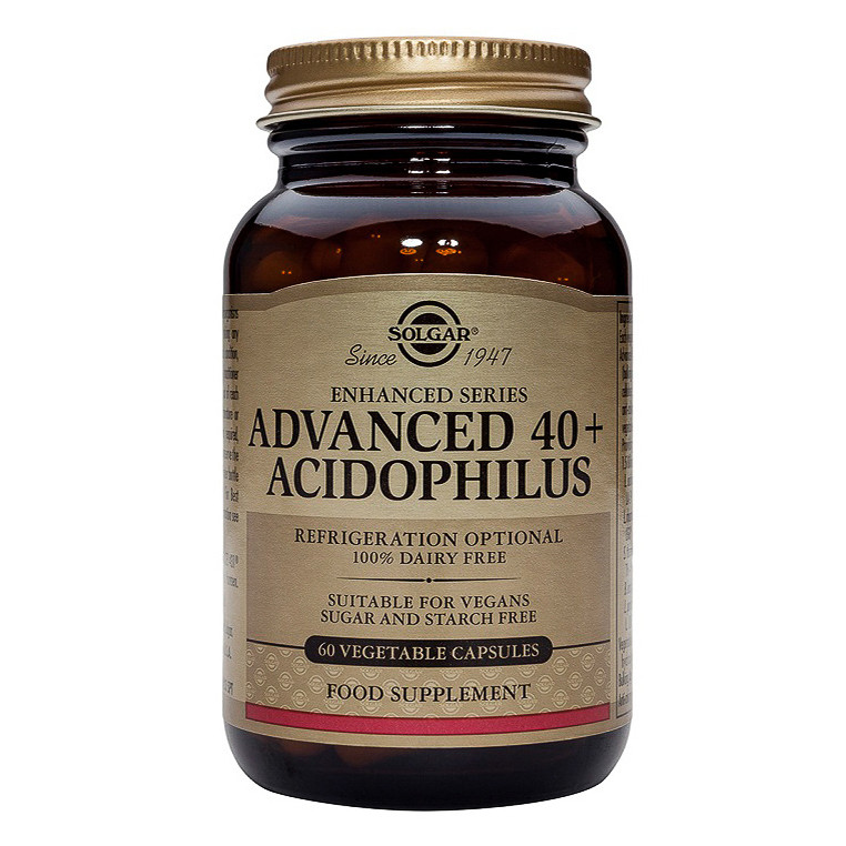 Imagen de Solgar Acidofilus 40 + avanzado 60 cápsulas