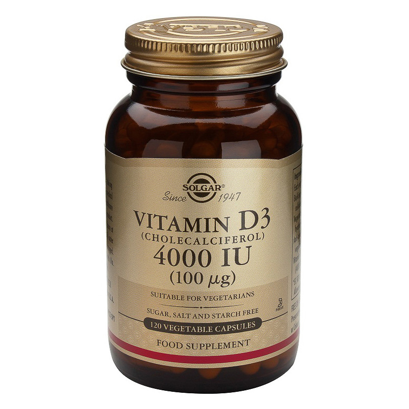 Imagen de Solgar Vitamina d3 4000ui 60caps 100mcg