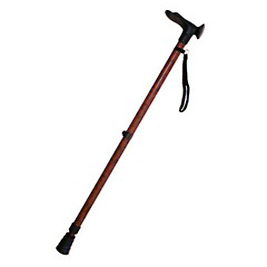 Imagen de MULETILLA ALUMINIO DCHA COLOR MADERA BAR