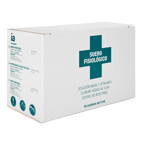 Imagen de Interapothek suero fisiológico 18 monodosis 5ml