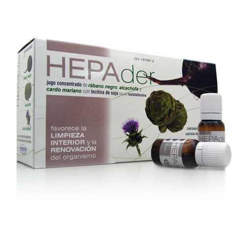 Imagen de HEPADER 14 VIALES 10ML          HOMEOSOR