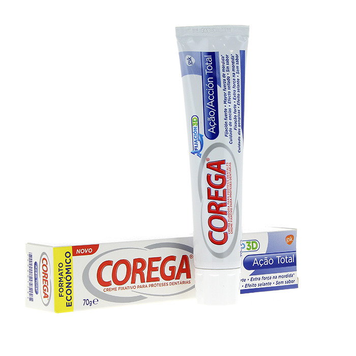 Imagen de COREGA ACCION TOTAL FIJACION 3D 70 GR