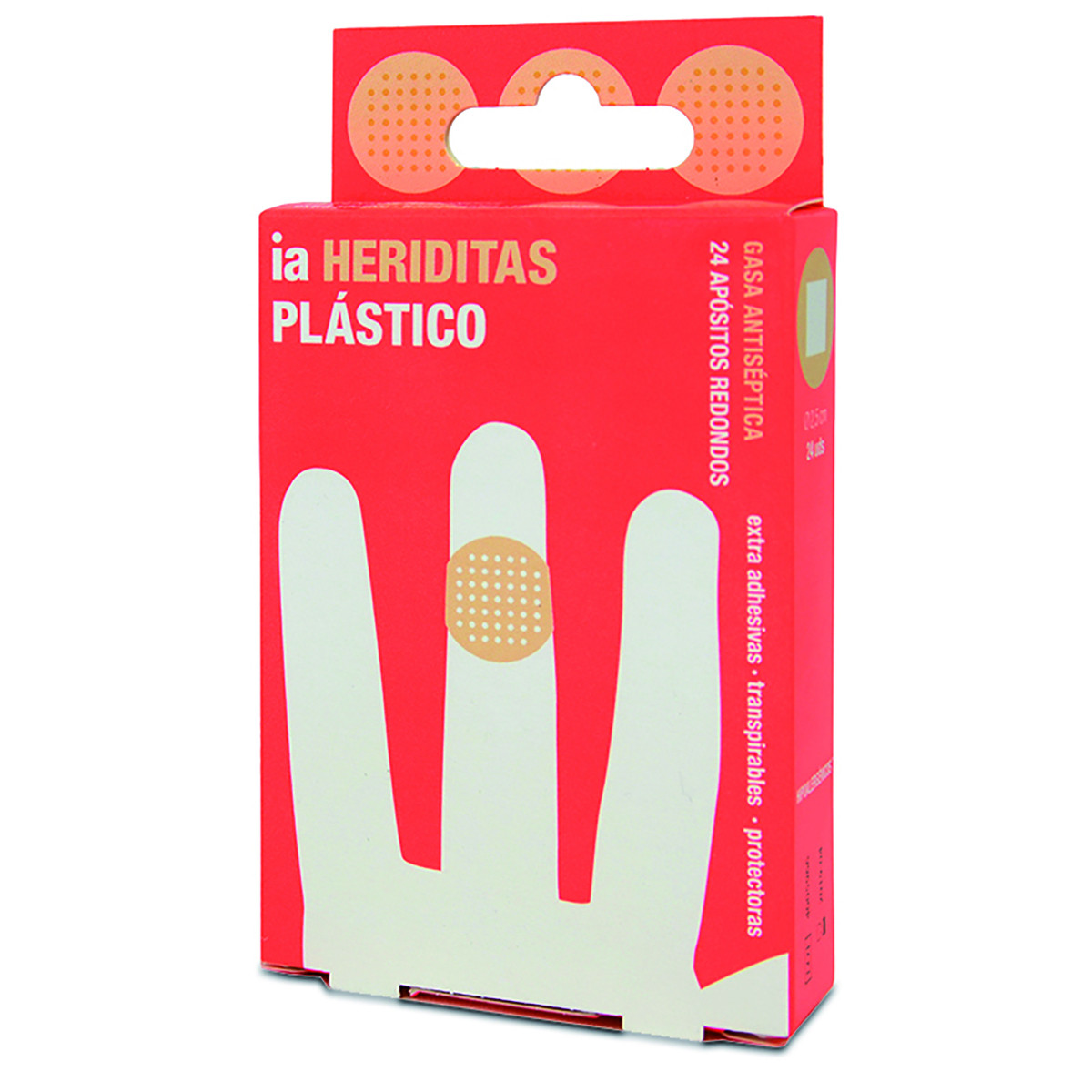 Imagen de Interapothek apósitos plástico redondo 2,5cm 24uds