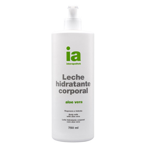 Imagen de Interapothek leche hidratante corporal aloe 750 ml con dosificador