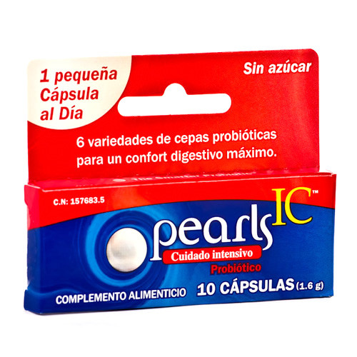 Imagen de Pearls ic 10 capsulas probiotico