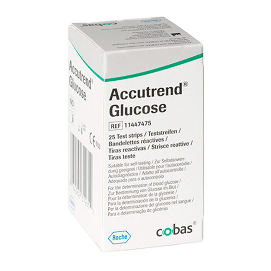 Imagen de Accutrend glucosa 25 tiras
