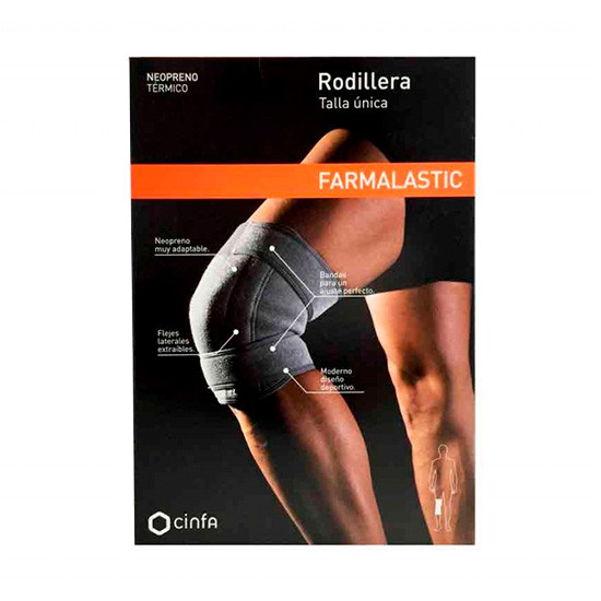 Imagen de Rodillera farmalastic neop t.uni velcros