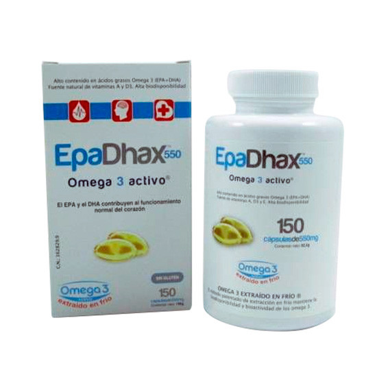 Imagen de Epadhax omega 3 activo 550 mg 150 cápsulas