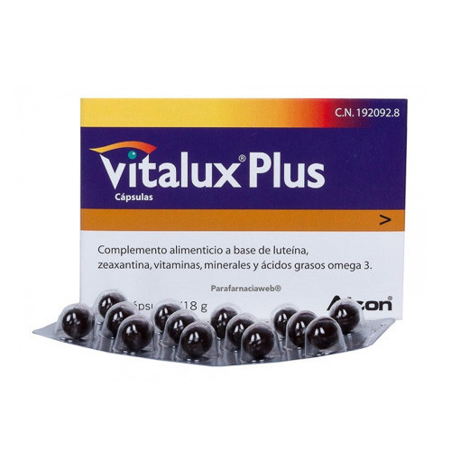 Imagen de VITALUX PLUS 84 CAPSULAS