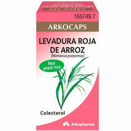 Imagen de ARKOCAPSULAS LEVADURA ROJA DE ARROZ 45C.