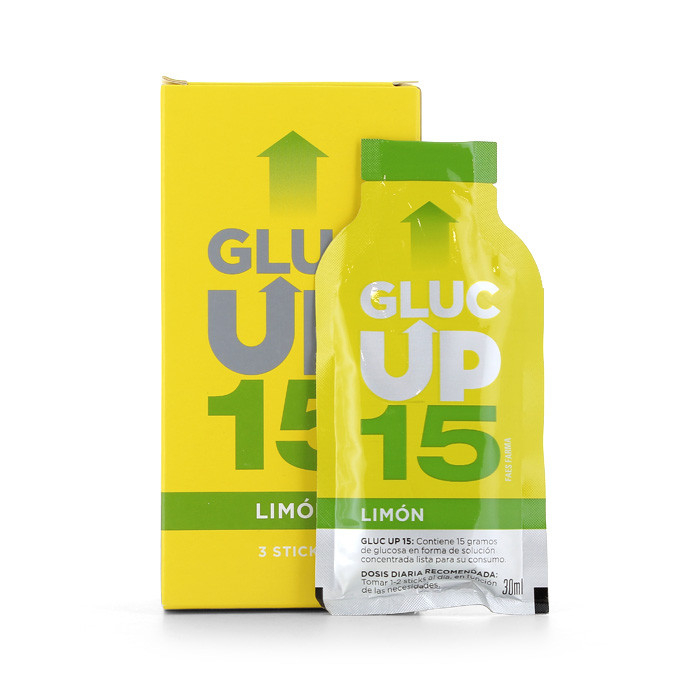 Imagen de GLUC UP LIMON 15 GR X 3 STICKS DE 30 ML