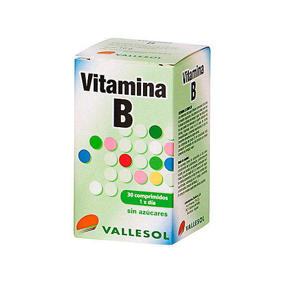 Imagen de Vallesol vitamina b complex 30 comprimidos