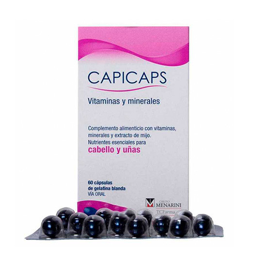 Imagen de CAPICAPS CABELLO Y UÑAS 60 CAPSULAS