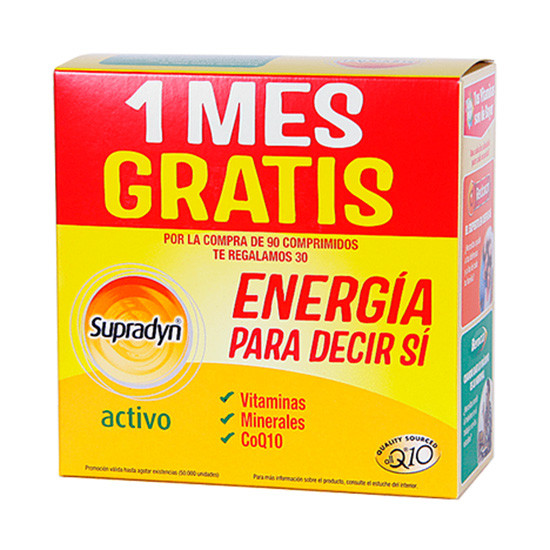 Imagen de Supradyn Activo 90 comprimidos + 30 comprimidos