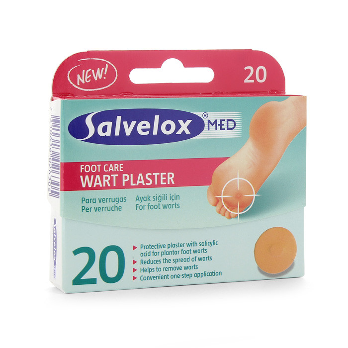 Imagen de SALVELOX MED VERRUGAS APOS ADHESI 20 UDS