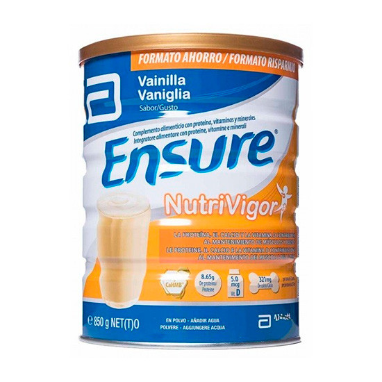 Imagen de ENSURE NUTRIVIGOR VAINILLA 850 GR.