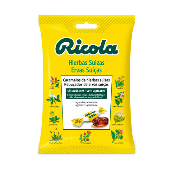 Imagen de Ricola caramelos hierbas stevia sin azucar 70gr