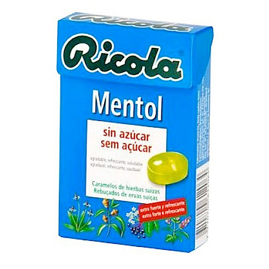 Imagen de RICOLA CARAMELOS MENTOL  S/A 50 G.