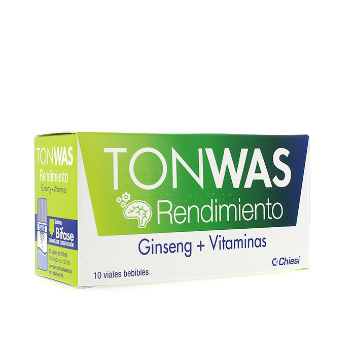 Imagen de Tonwas rendimiento 10 viales bebibles