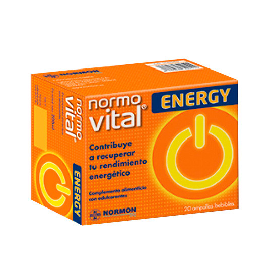 Imagen de Normovital energy 20 ampollas
