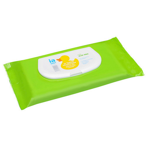 Imagen de Interapothek toallitas bebé aloe vera con tapa 24uds