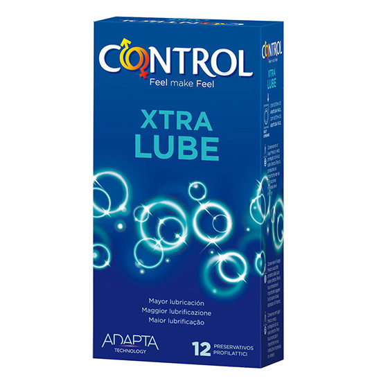 Imagen de Control preservativo adapta extra lube 12 uds