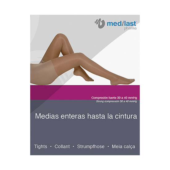 Imagen de Panty medilast comp fte color negro t/5