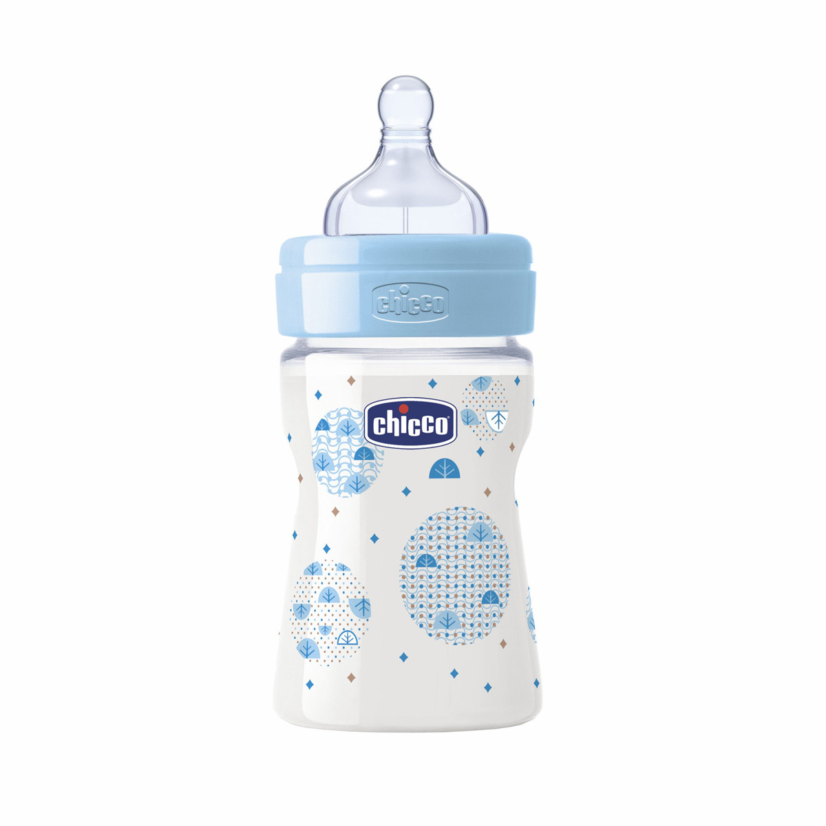 Imagen de Chicco Biberón silicona flujo normal azul 150ml